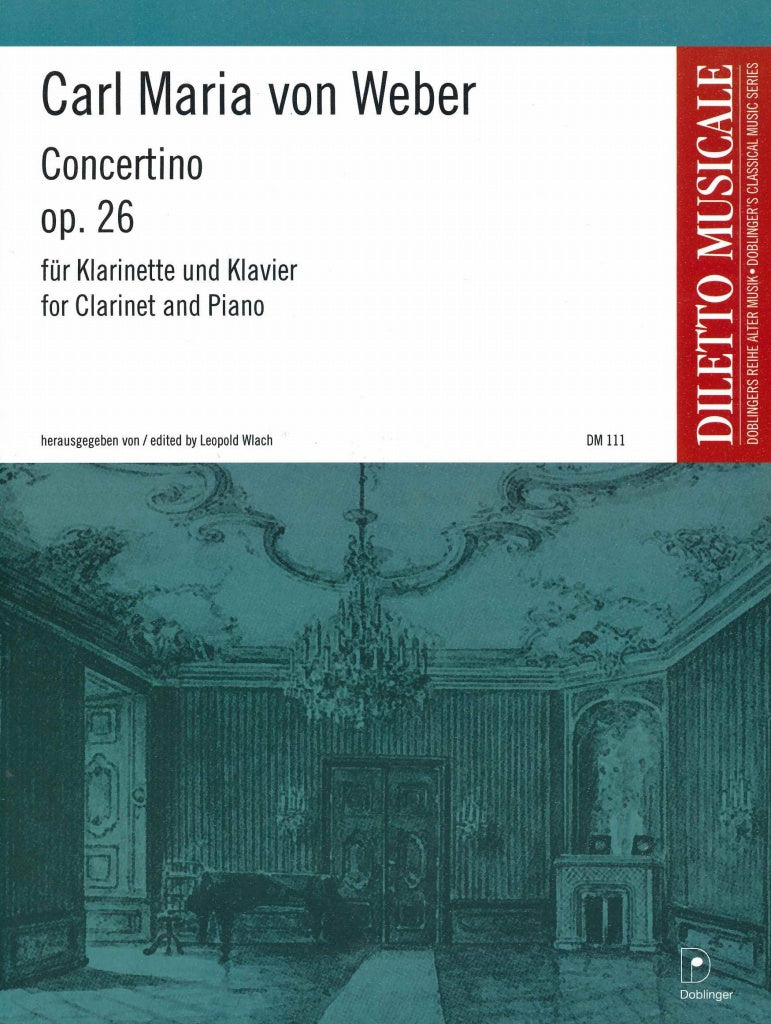 Weber, Concertino op. 26 in Eb (Wlach) (Doblinger)