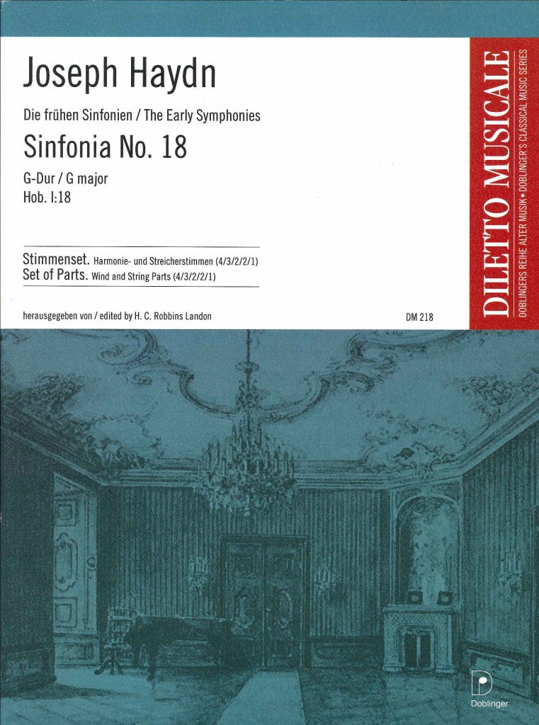 Haydn, Symphony No. 18 Set of Parts (Doblinger)