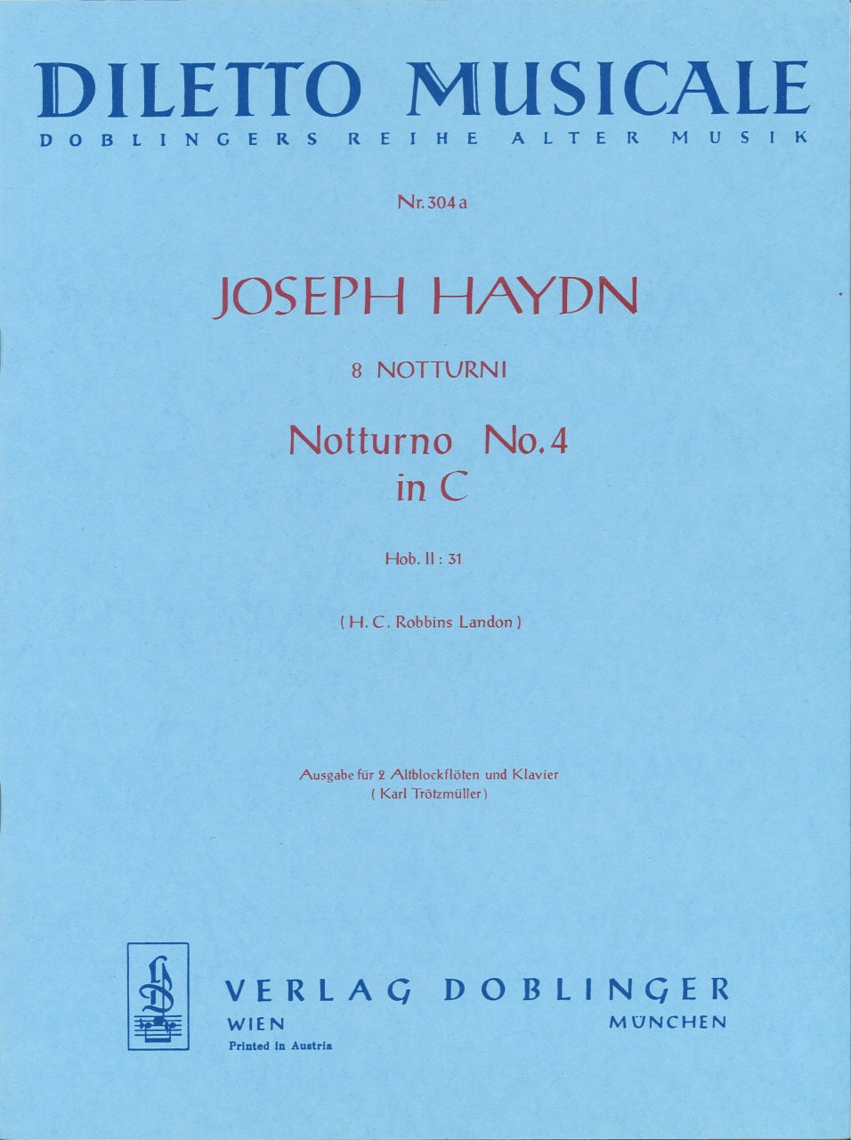 Haydn, Notturno No. 4 (Doblinger)