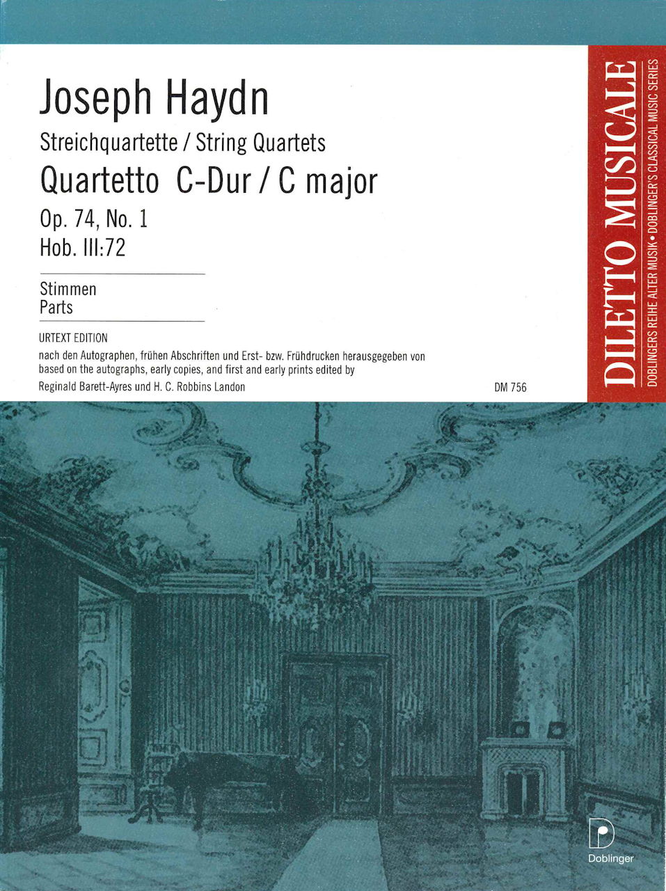 Haydn, String Quartet op. 74/1 in C (Doblinger)