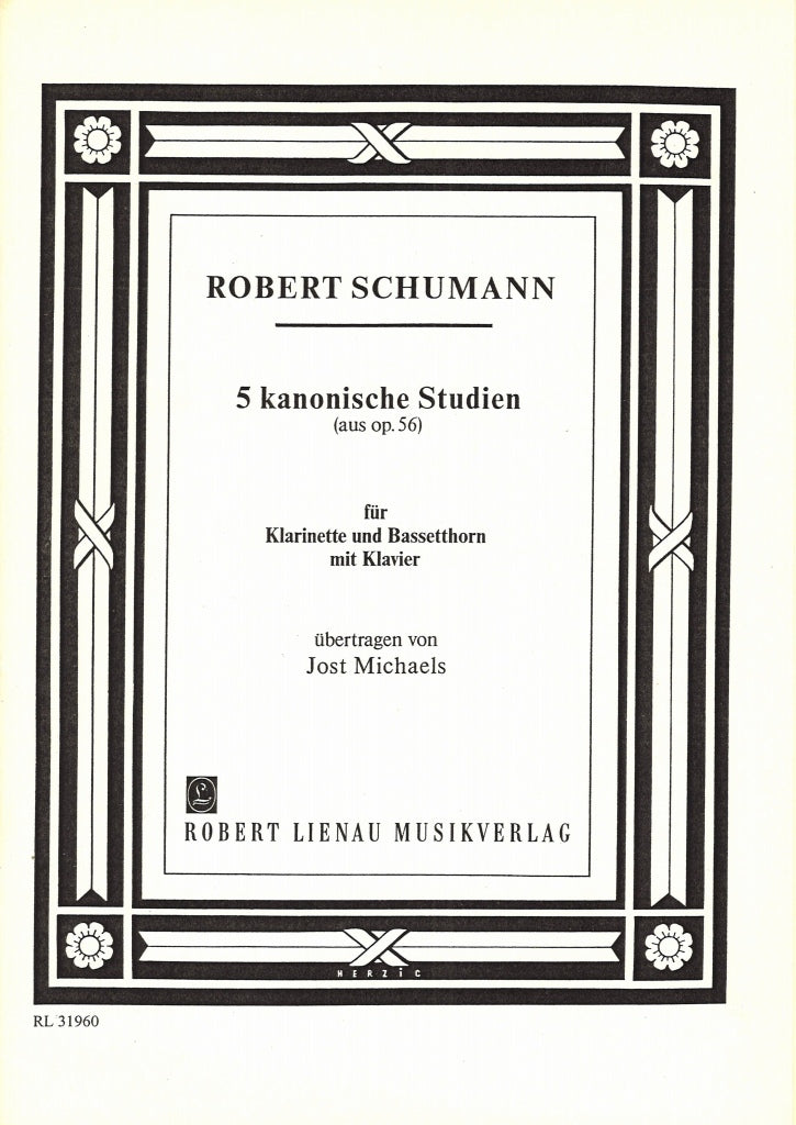 Schumann, Kanonische (5) Studien op.56 (R.Lienau)