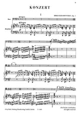 Koussevitzky, Concerto op. 3 in f# (Forberg)