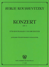 Koussevitzky, Concerto op. 3 in f# (Forberg)