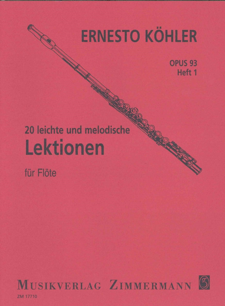 Kohler, 20 Lektionen op. 93, 1 (Zimmermann)