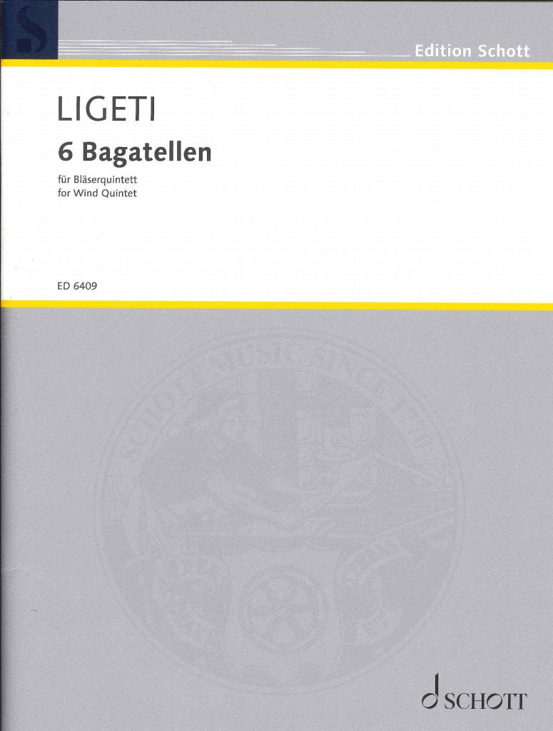 Ligeti, 6 Bagatellen (Score) (Schott)