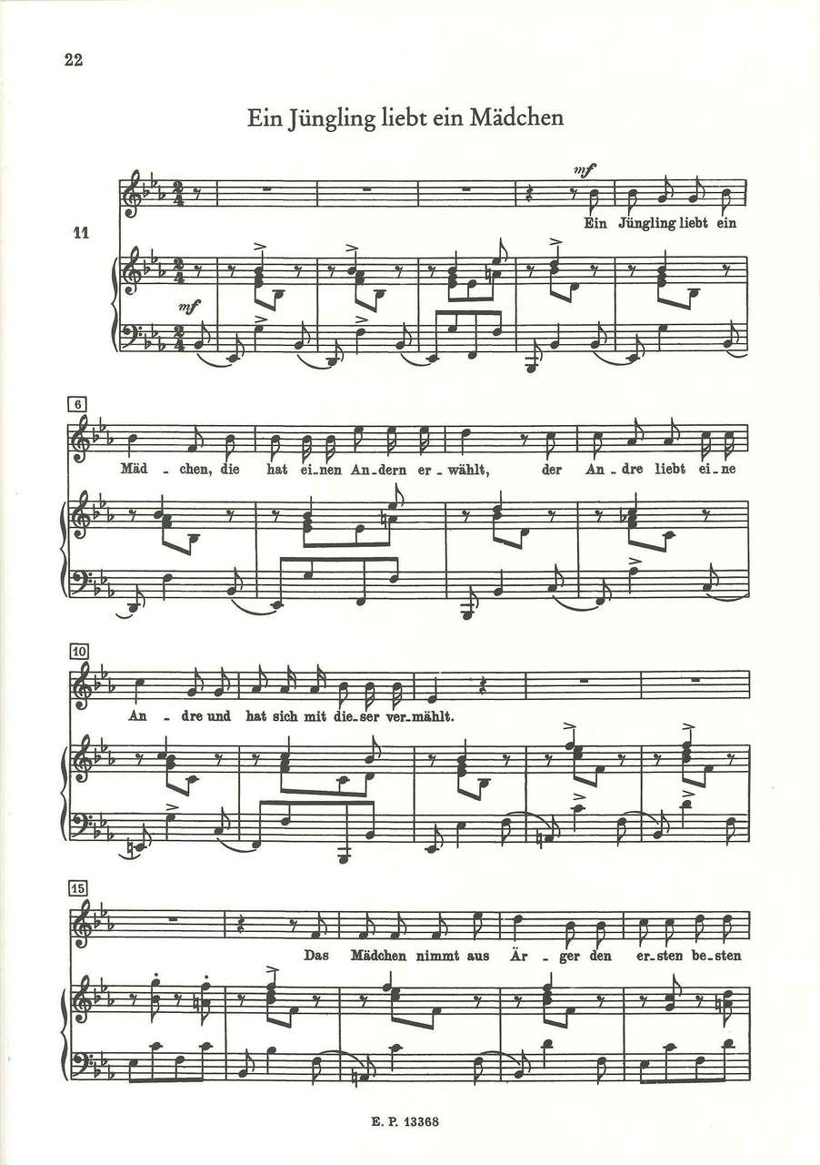 Schumann, Dichterliebe op. 48 (Peters)