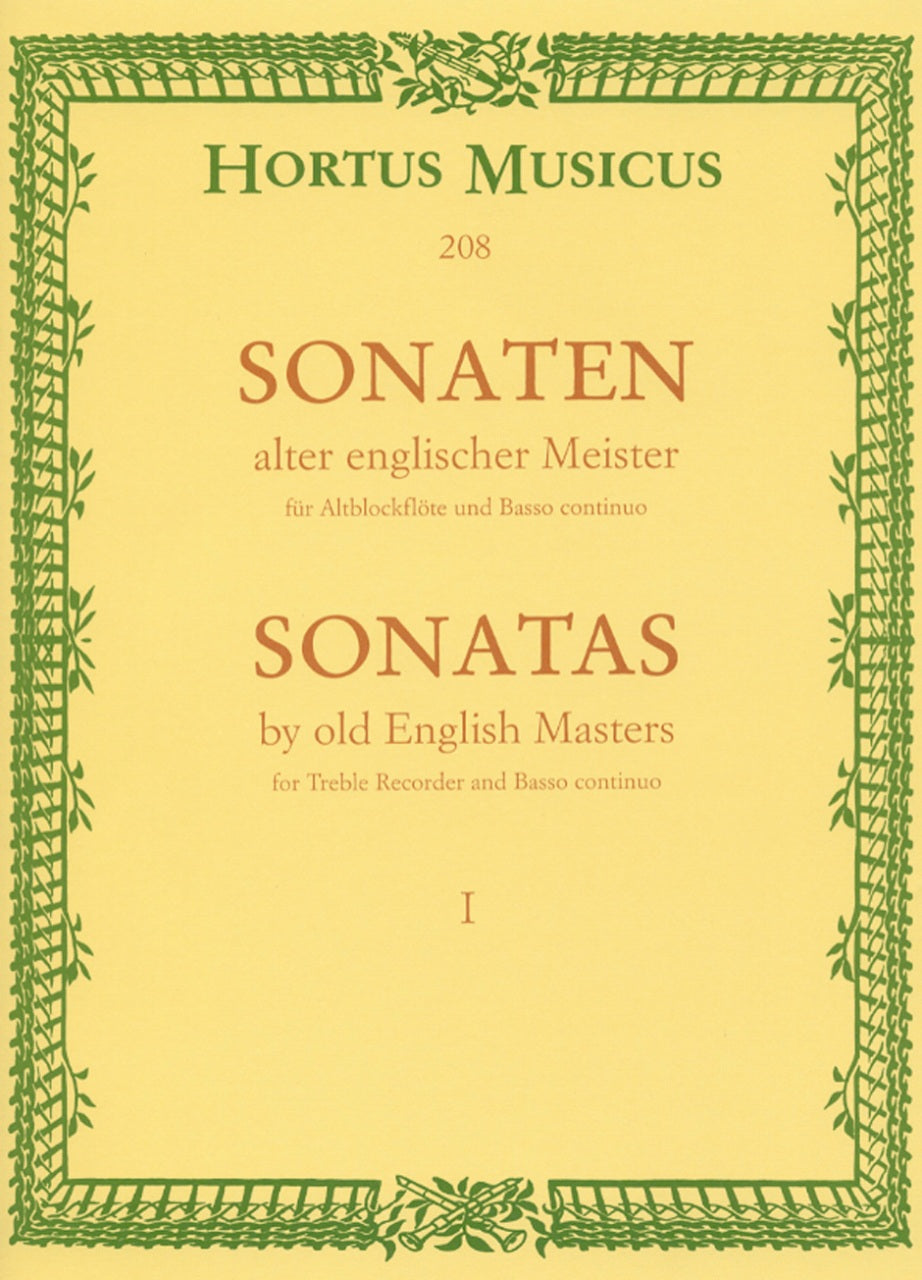 Sonaten alter englischer Mesiter I (Barenreiter)