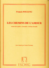 Poulenc, Chemins de l'amour (Eschig)