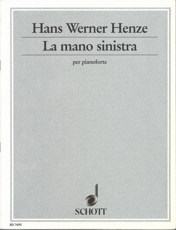 Henze, Mano sinistra: Piece for Lion (Schott)