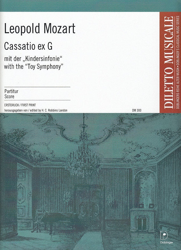 Mozart,L., Cassatio ex G (Partitur) (Doblinger)