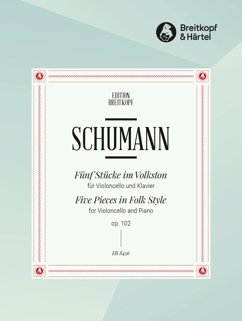 Schumann, 5 Stucke im Volkston op. 102 (Breitkopf)