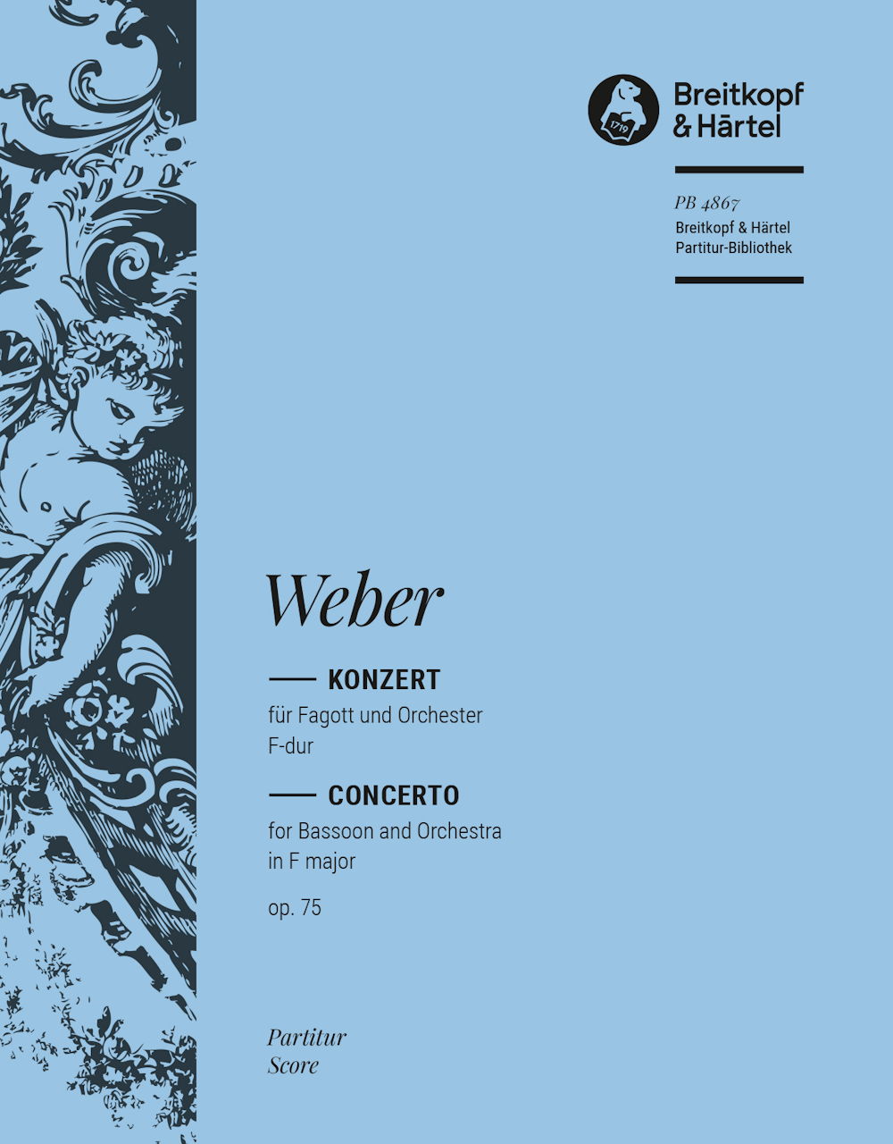 Weber, Concerto for Bassoon op. 75 (Breitkopf)