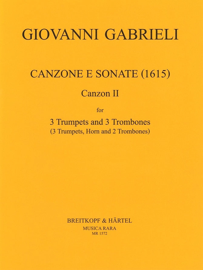 Gabrieli, Canzon 2 (Musica Rara)