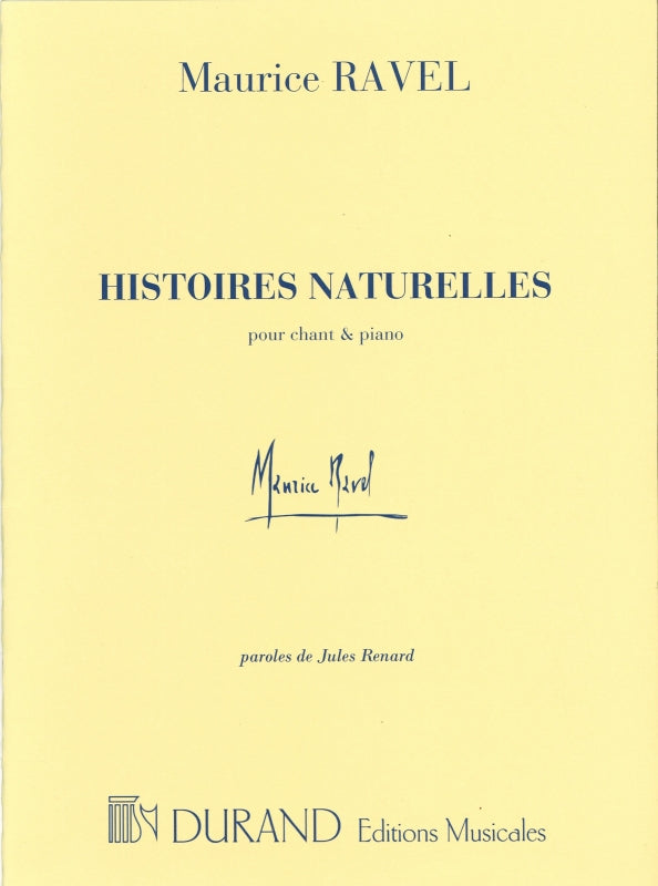 Ravel, Histoires naturelles (Durand)