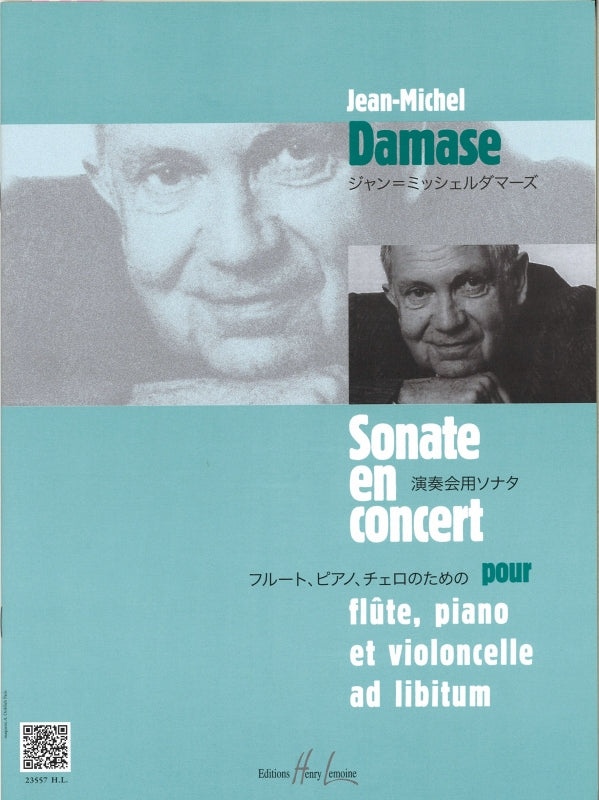 Damase, Sonate en Concert (Fl,Pf,[Vc]) (Lemoine)