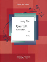 Yun, Quartett fur Floten (Bote & Bock)