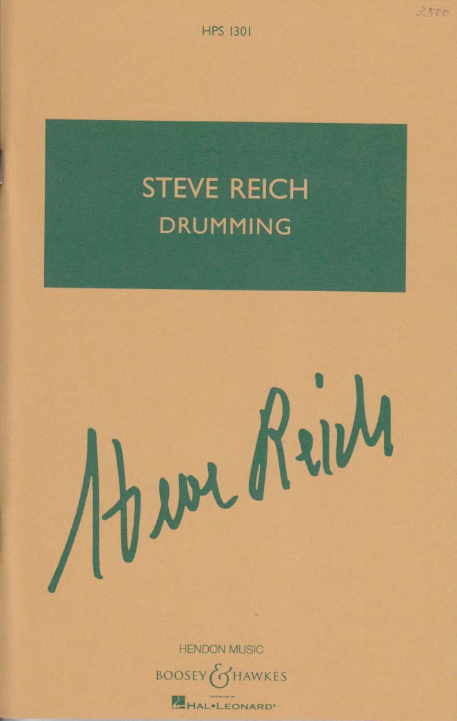 Reich, Drumming (1971) (Boosey)