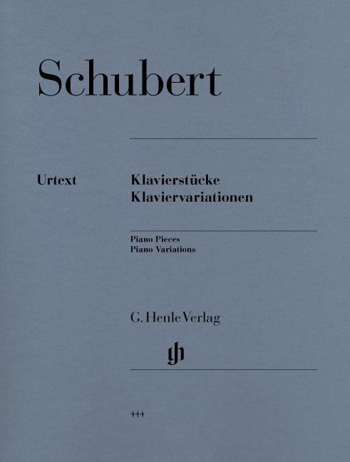 Schubert, Klavierstucke; Varationen (Henle)