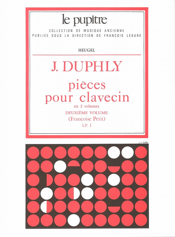 Duphly, Pieces pour Clavecin 2 (LP 1/2) (Heugel)