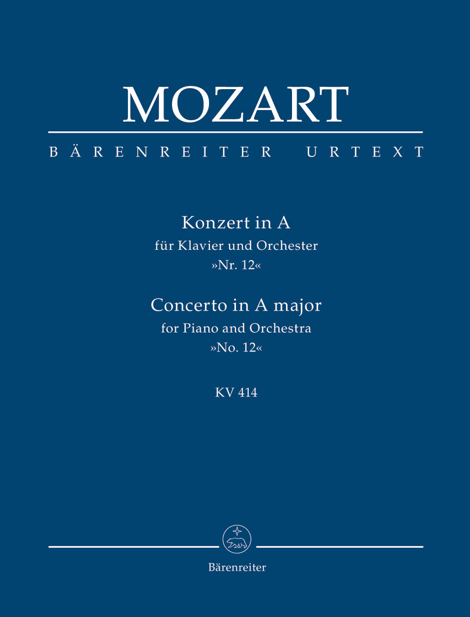 Mozart, Concerto for Piano KV 414 in A (Barenreiter)