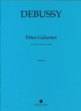 Debussy, Fetes galantes (Mez,Pf) (Jobert)