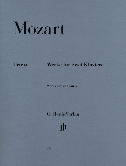 Mozart, Werke fur 2 Klaviere (Henle)