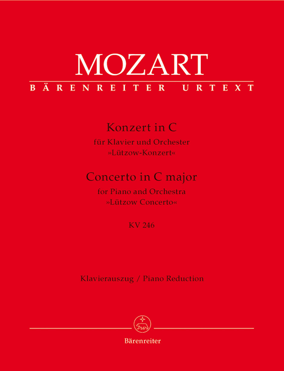 Mozart, Concerto KV 246 in C 'Lutzow' (Barenreiter)