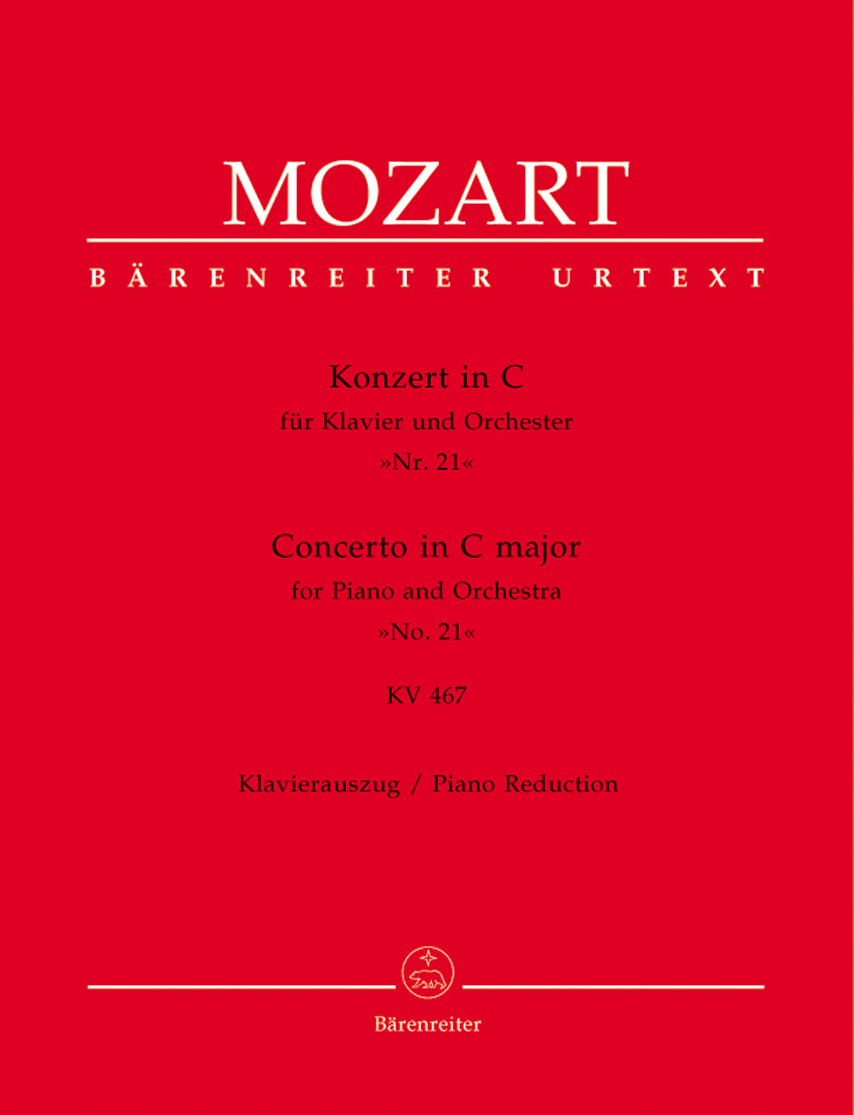 Mozart, Concerto KV 467 in C (No. 21) (Barenreiter)
