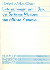 Untersuchungen zum Syntagma Musicum (Barenreiter)