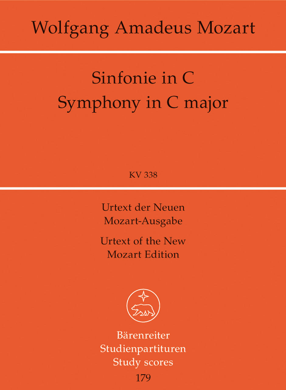 Mozart, Symphony No. 34 in C KV 338 (Barenreiter)