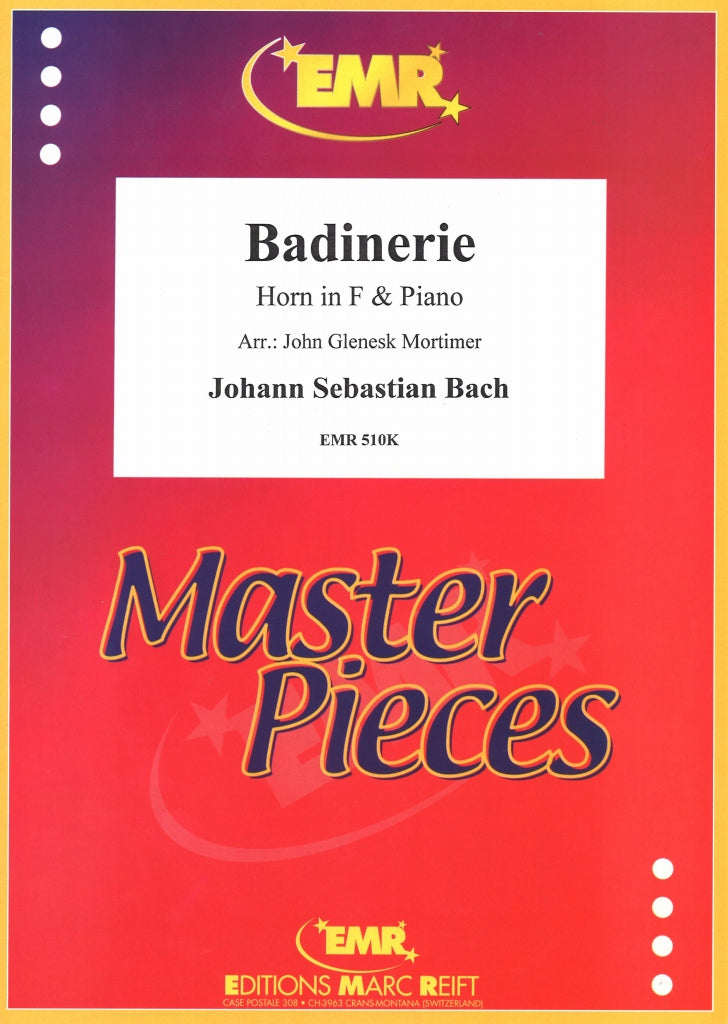 Bach, Badinerie from Suite No. 2 (Reift)