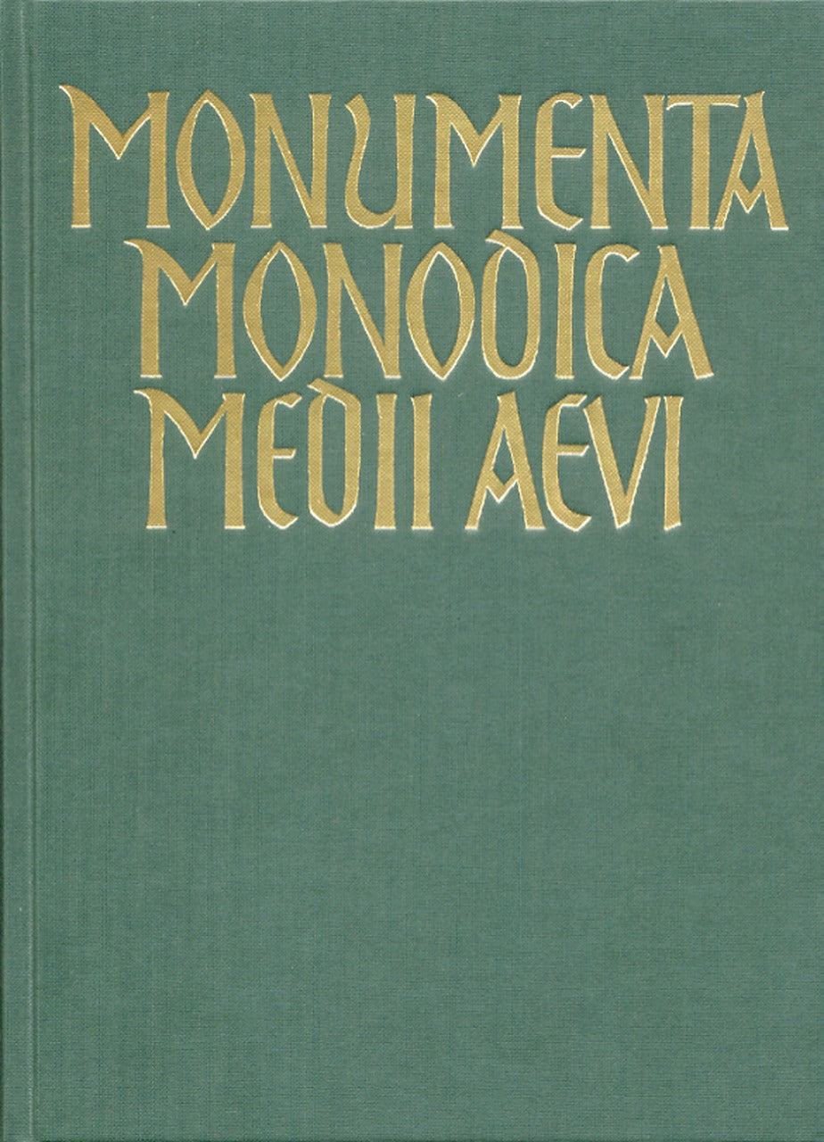 Monumenta monodica medii aevi 11 (Barenreiter)