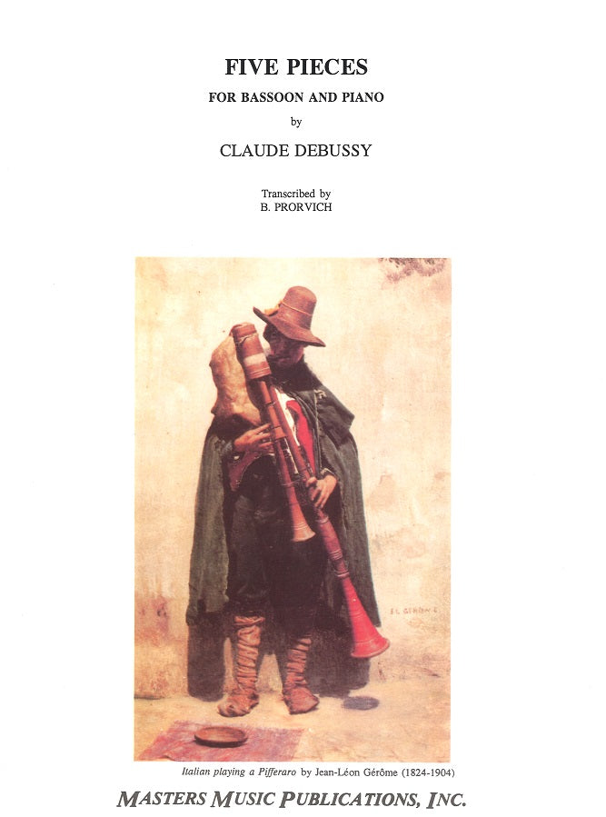 Debussy, 5 Pieces (Masters Music)