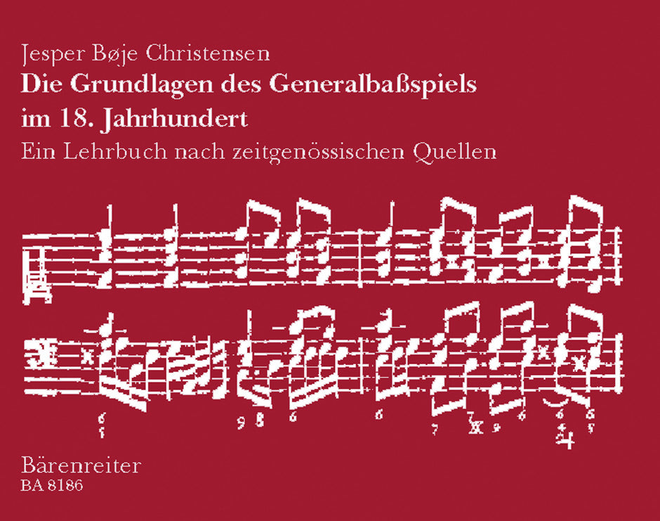 Grundlagen des Generalbassspiels im 18. (Barenreiter)