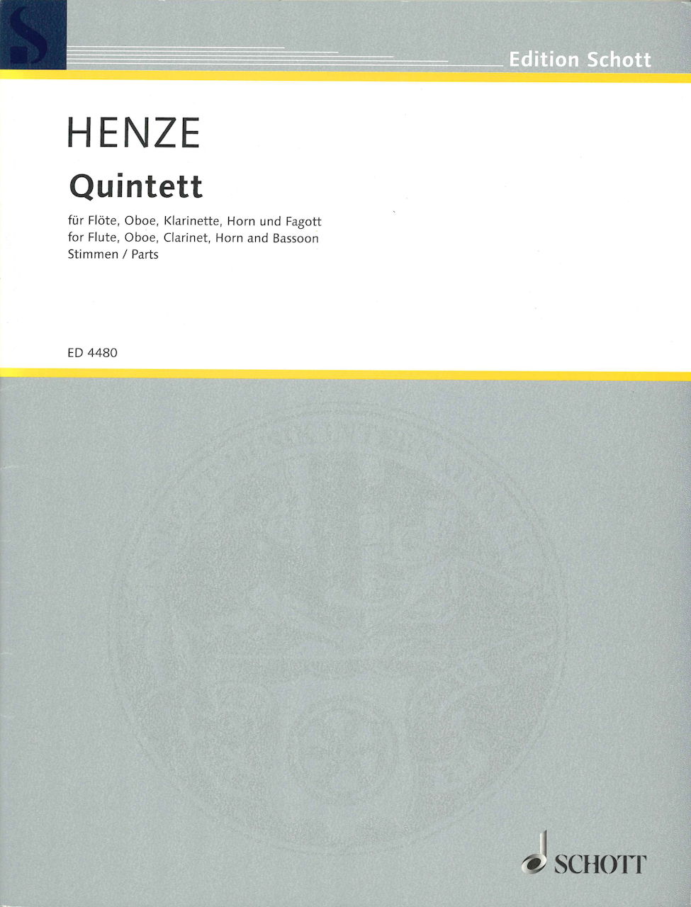 Henze, Quintett (Schott)