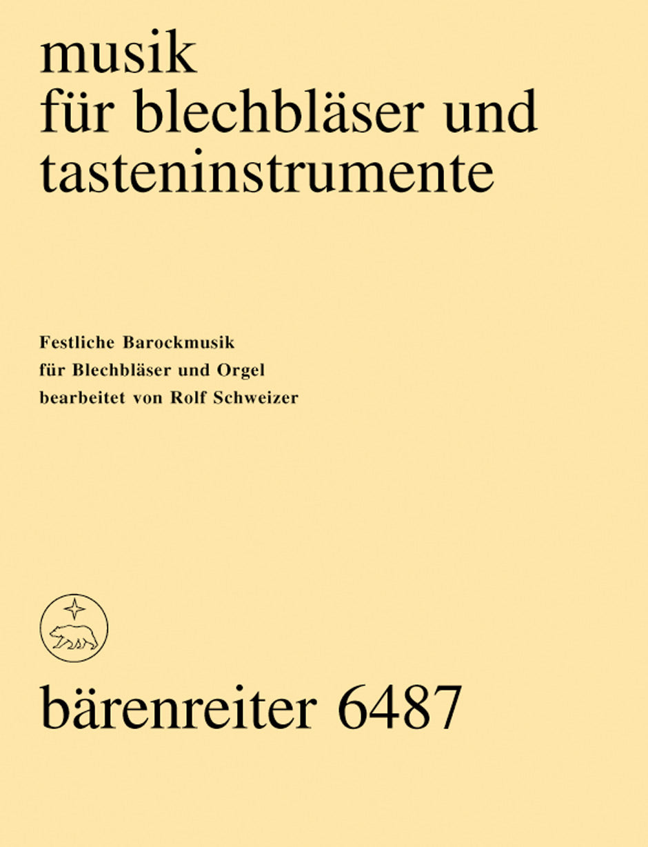 Musik fur Blechblaser/Tasteninst.(Score) (Barenreiter)
