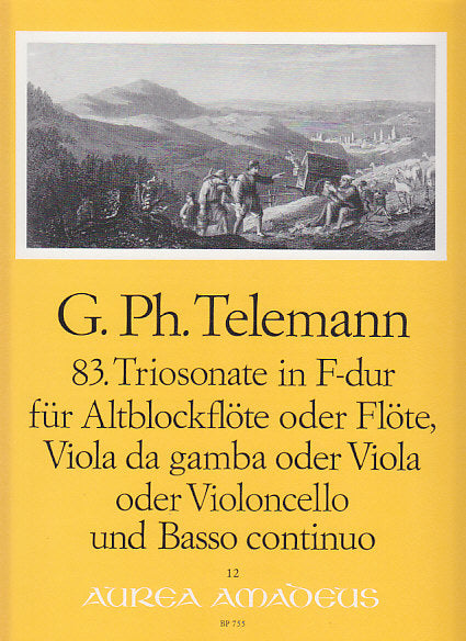 Telemann, Trio Sonata No. 83 TWV 42/F3 (Amadeus Verlag)