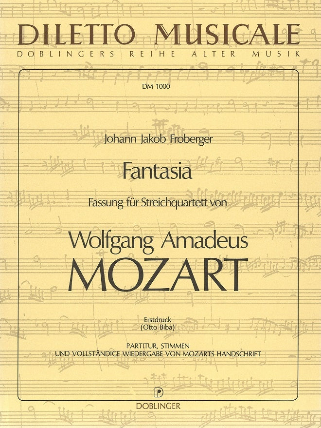 Froberger/Mozart, Fantasia (Quartet) (Doblinger)