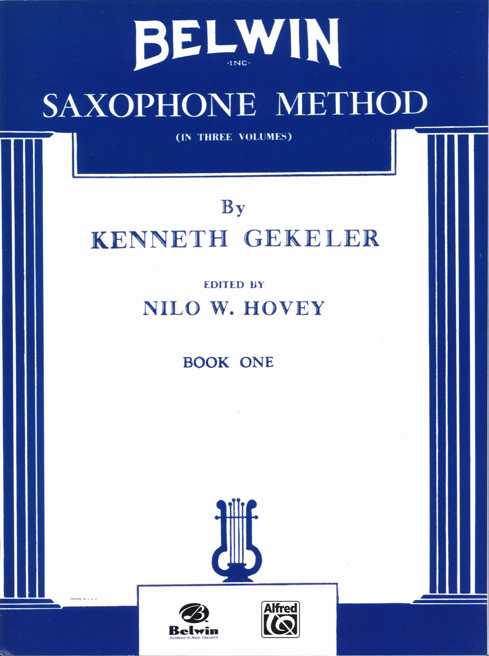 Gekeler, Saxophone Method 1 (Belwin/Alfred)