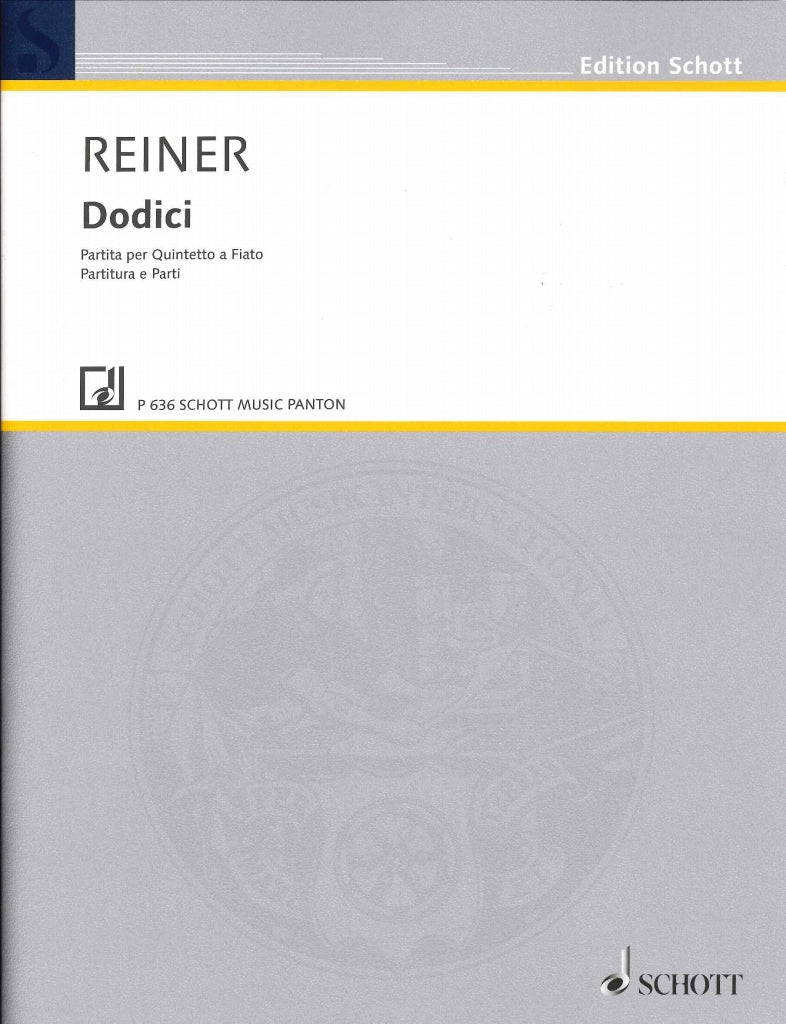 Reiner, Dodici. Partita (Quintet) (Panton)
