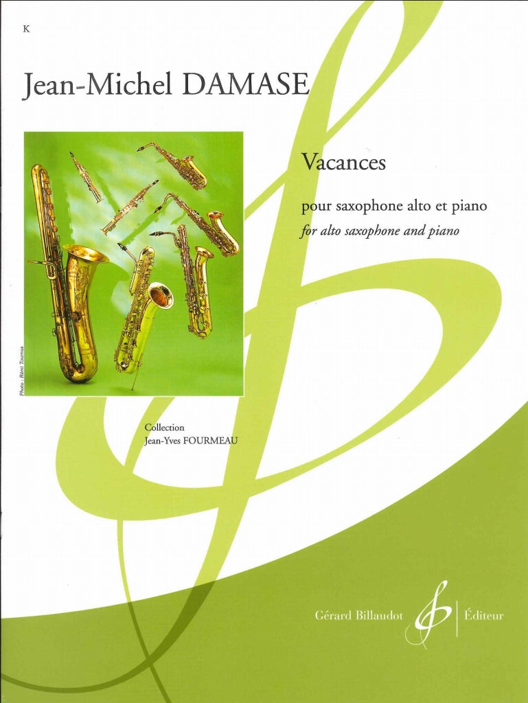 Damase, Vacances (ASax,Pf) (Billaudot)