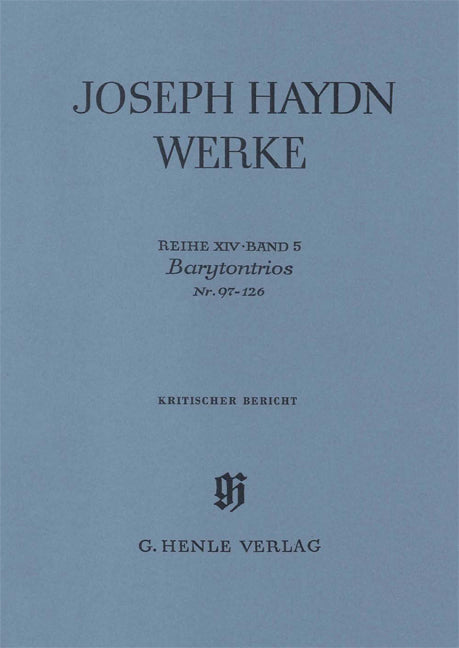 Haydn Werke 14/5, Kritischer Bericht (Henle)