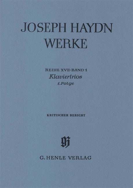 Joseph Haydn Werke 17/1, KB (Henle)