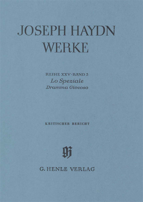Joseph Haydn Werke 25/3, KB (Henle)