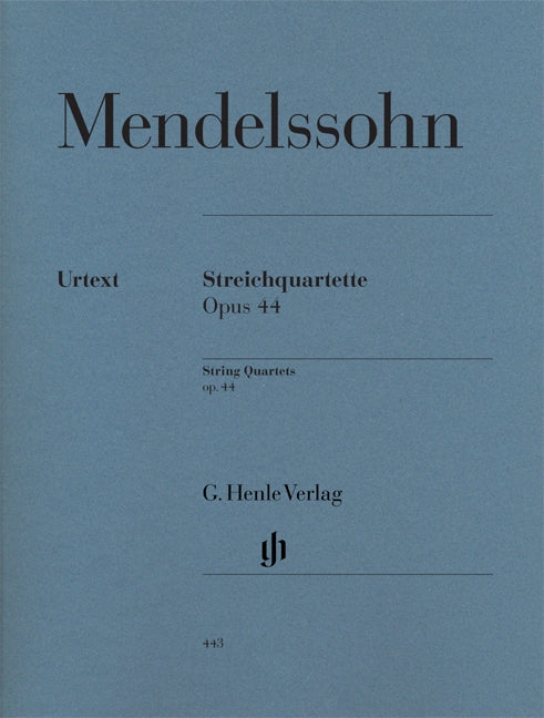 Mendelssohn, Quartets op. 44/1-3 (Henle)