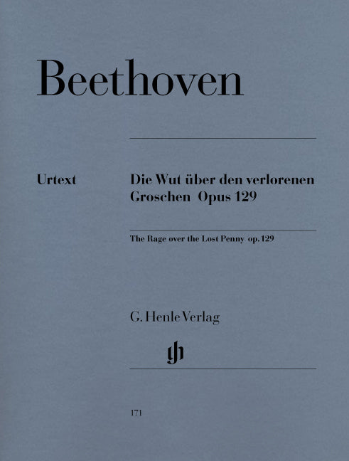 Beethoven, Alla Ingharese: Capriccio (Henle)
