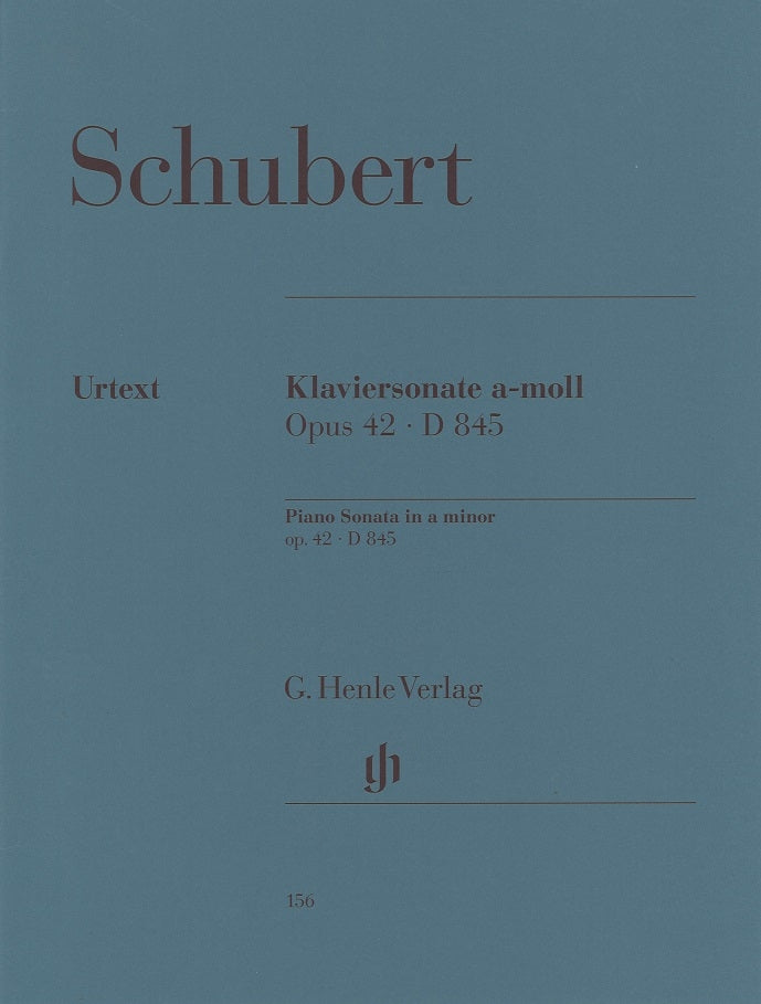 Schubert, Sonata D 845 in a (No. 16) (Henle)
