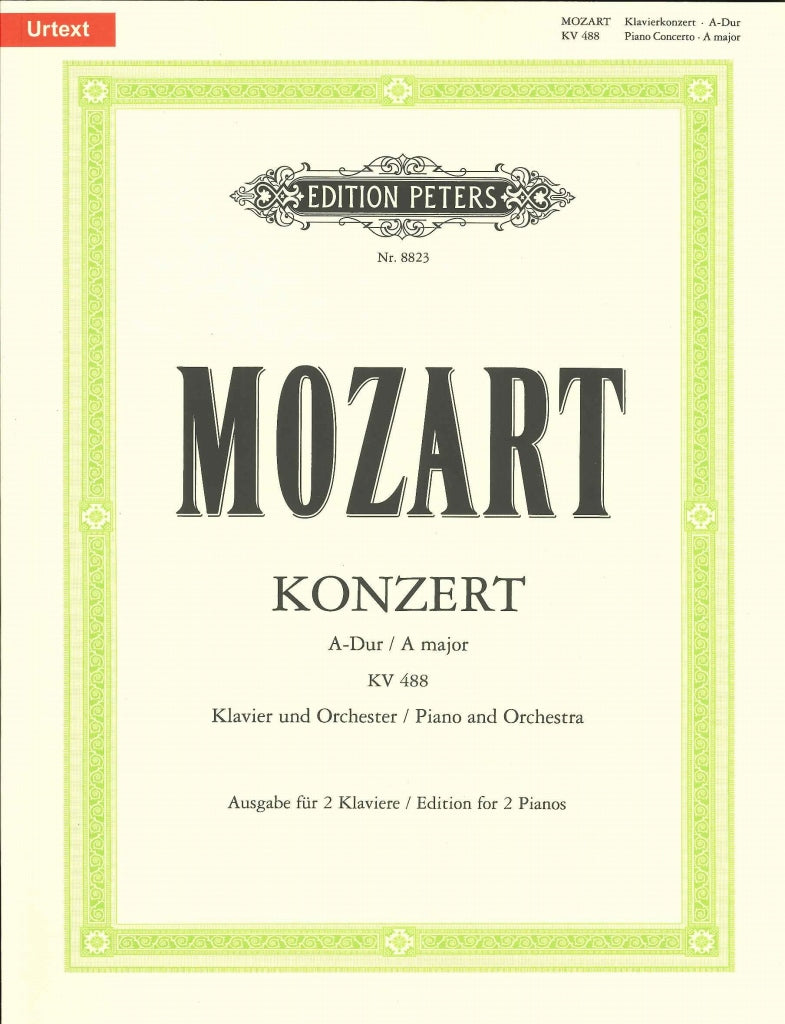 Mozart, Concerto KV 488 in A (No. 23) (Peters)