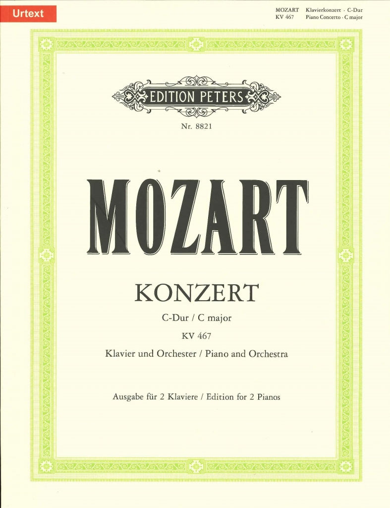 Mozart, Concerto KV 467 in C (No. 21) (Peters)