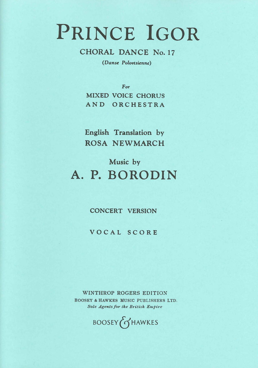 Borodin, Polovtsian Dance (Mixed Cho)[E] (Boosey)